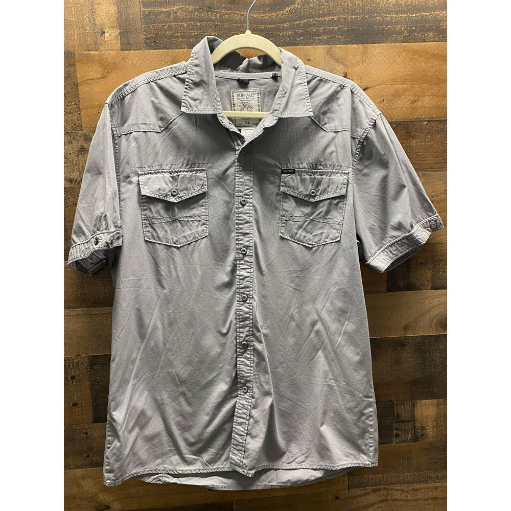 Buffalo David Bitton Short Sleeve Button Up Size X-Large‎